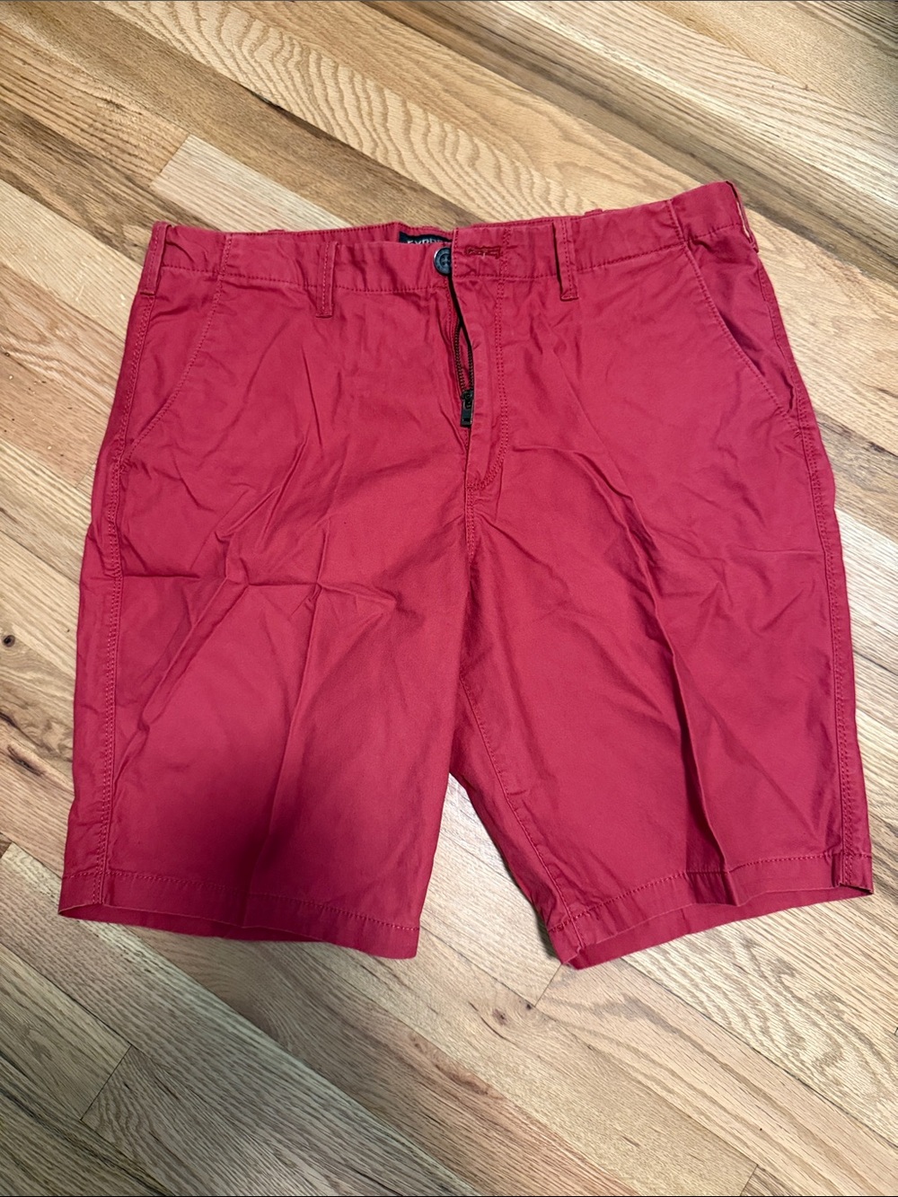 Express Men's Red Chino Shorts